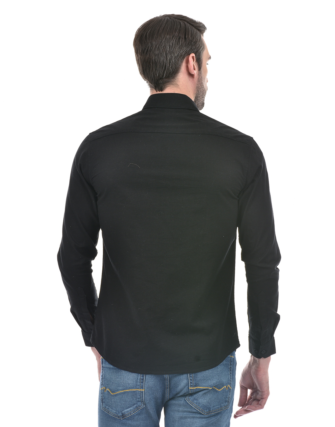Numero Uno Men Solid Black Shirt